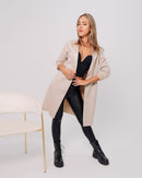 Blazer giacca donna beige made in Italy