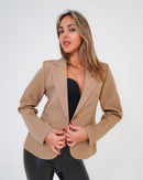 Giacca tailler donna beige made in Italy