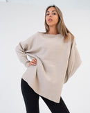 Maglione donna beige made in Italy