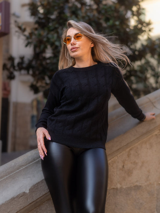 Maglione donna nero