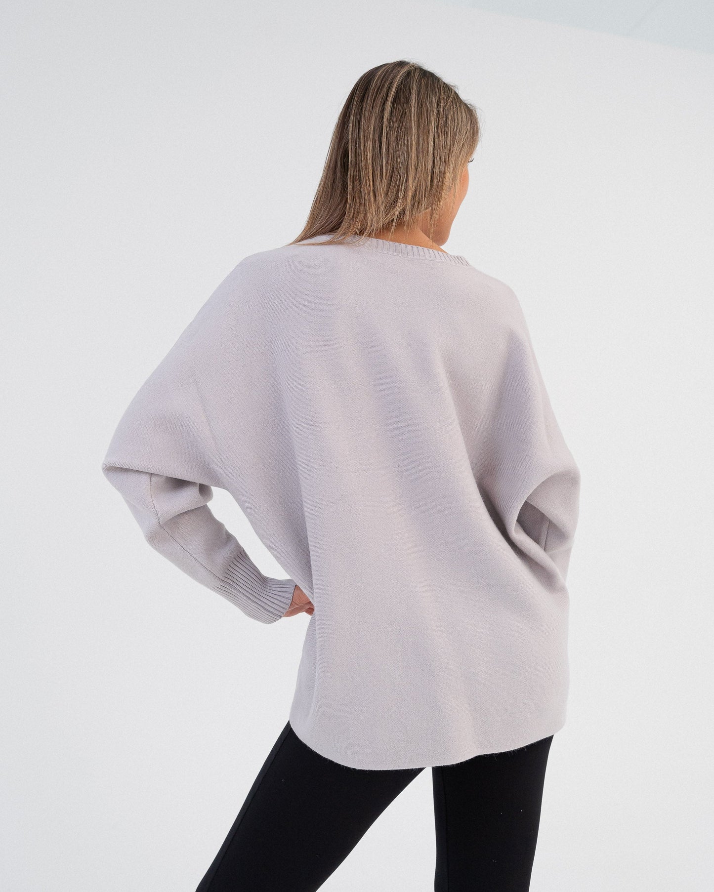 Maglione grigio donna made in Italy