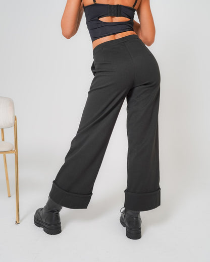 Pantolini donna nero made in Italy